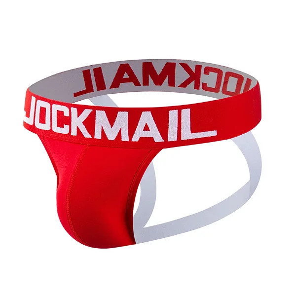 Jockstrap Jockmail Lisa - Vermelha e branca