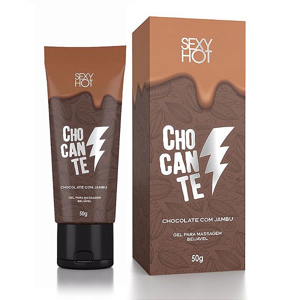 Chocante - Gel beijável vibrante de chocolate 50g