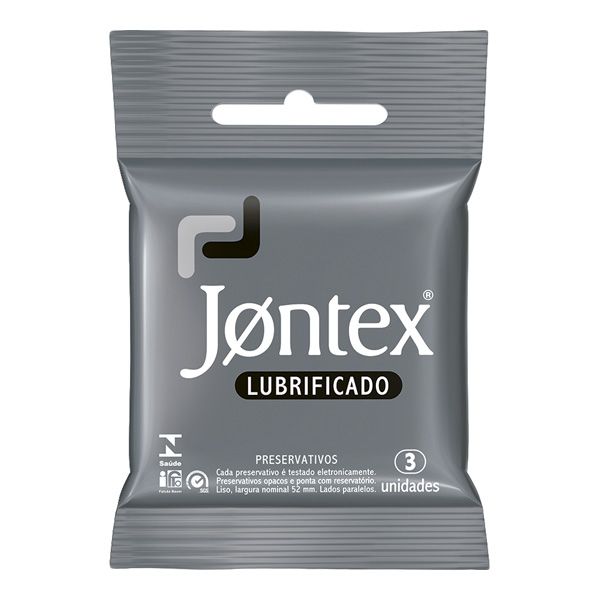 Preservativo Jontex lubrificado com 3UN