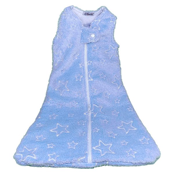 Saco de Dormir em Soft Peluciado 3 a 6 Meses Céu Estrelado Gesta Slings