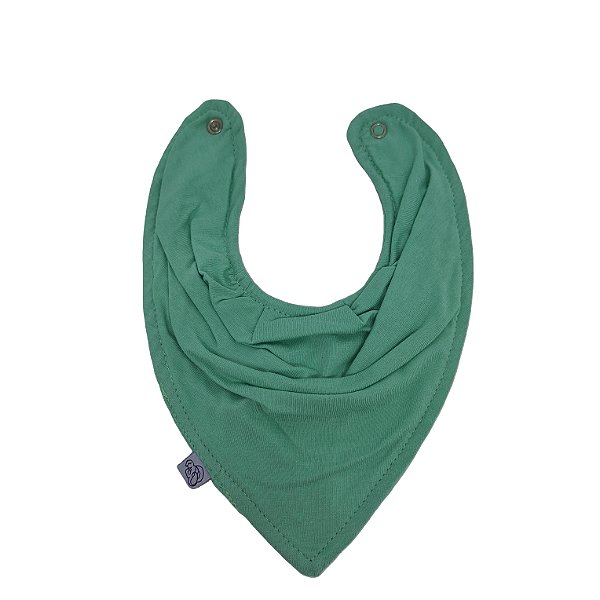 Babador Infantil 100% Algodão com Plástico Bandana Menta Gesta Slings