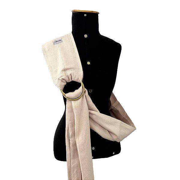 Sling Unissex Algodão Rosê com Argola Ouro