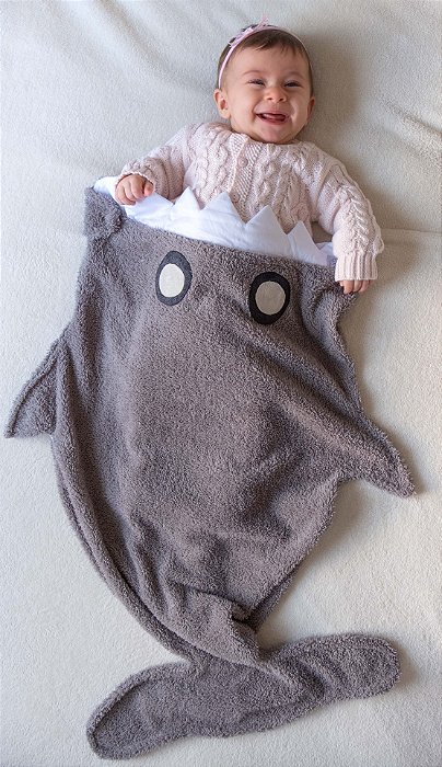 Saco de Dormir Tecido Atoalhado Modelo Baleia Gesta Slings