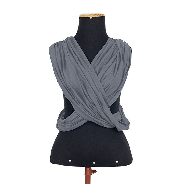 Sling Unissex 100% Algodão Orgânico Easy Cinza Extra Gesta Slings