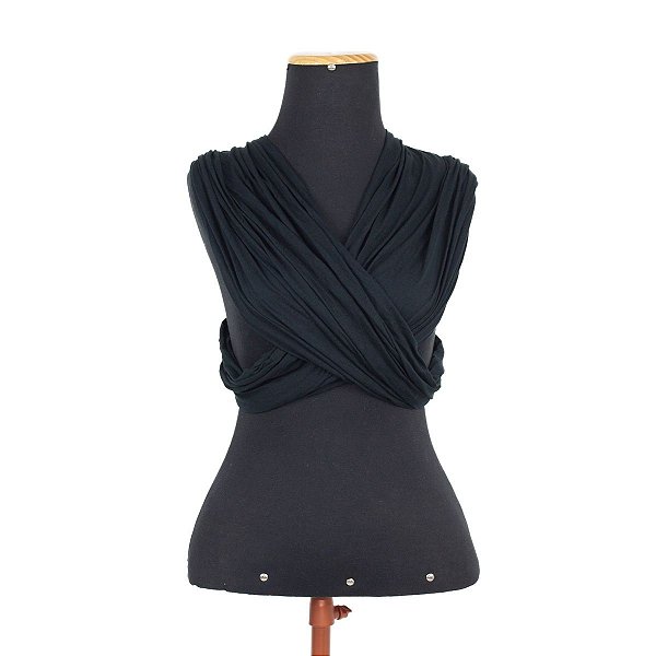 Sling Unissex 100% Algodão Orgânico Easy Preto Gesta Slings