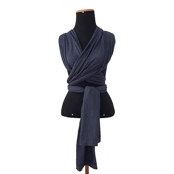 Sling Unissex Comfy Linha ECO Azul Mescla Gesta Slings