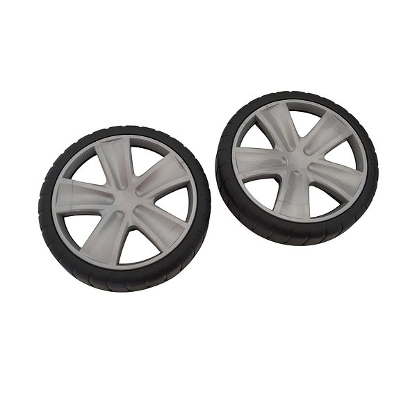 Kit 2 Rodas Lavadora Tekna HL200V / HL2001V / HL2002V / HL20001VS X