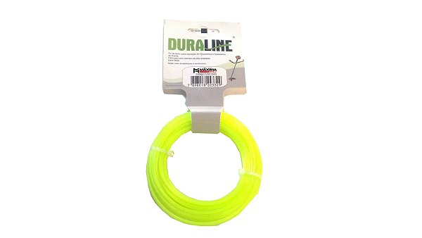 Fio Nylon P/ Roçadeiras 1,8mm 15 Metros - Duraline