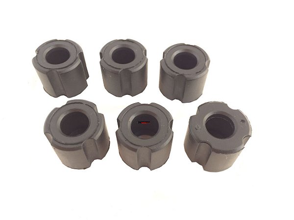 Kit de Buchas Borracha Eixo Cardan Roçadeira Tekna RL260 - RL330 / Toyama RT26 - RT33