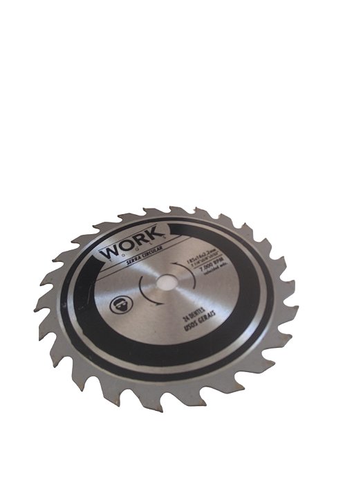 Disco Serra Circular 180mm 24 Dentes Furo 16mm