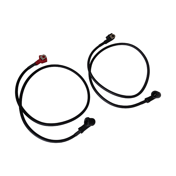 Kit Cabos Bateria Motores Geradores Motobomba Branco