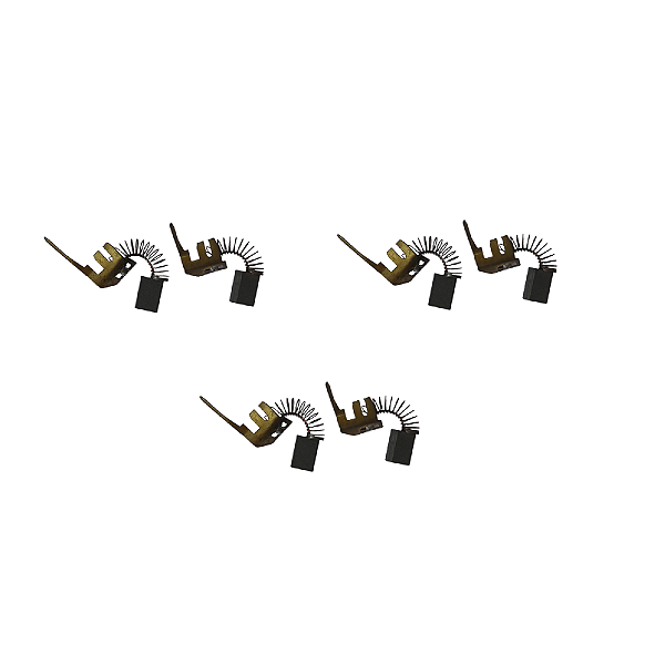 Kit 3 Par Escova Serra Black Decker 3026 7358 7359 7392