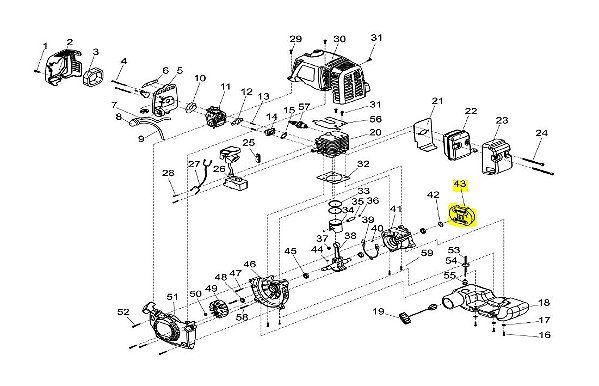 Embreagem Furadeira Gasolina Vulcan VF500