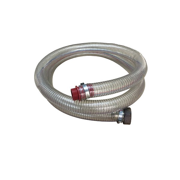 Mangueira Sucção PVC 1 1/2 pol 3,5m Motobomba Tekna BPF120