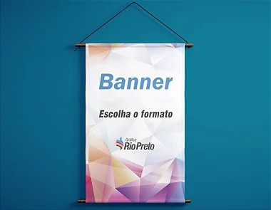 Banner 60x100cm - Impressão digital em lona