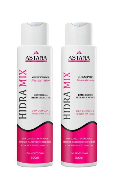 Kit Hidramix shampoo e condicionador Reconstrutor 500ml