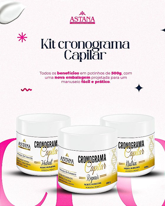 Cronograma Capilar Astana profissional 500 ml