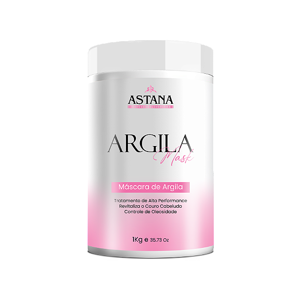 Máscara de argila Astana profissional 1kg
