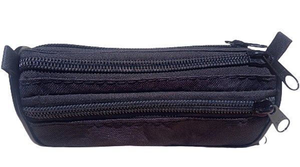 ESTOJO ESCOLAR PRETO DESIGN PREMIUM FORTE EDIÇÃO LIMITADA - AMAMOS A VIDA REAL