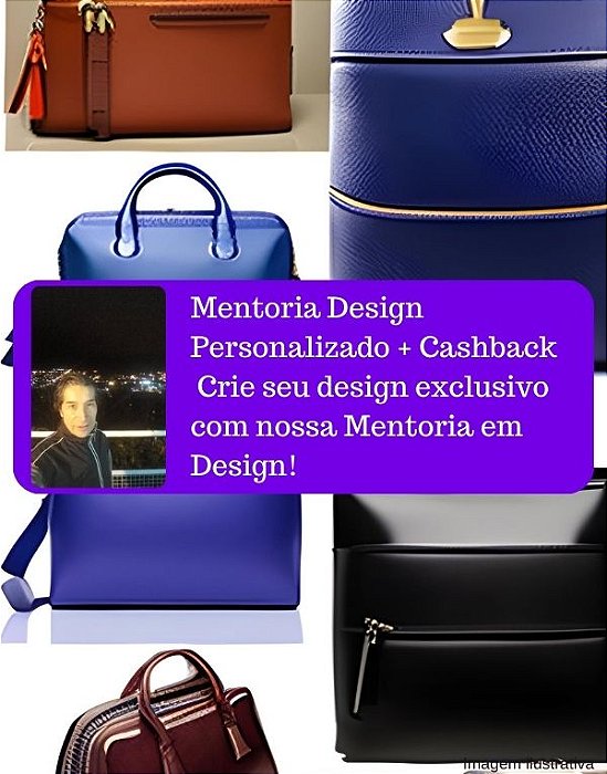 CRIAÇÃO DE DESIGNS PERSONALIZADOS: CONSULTORIA ONLINE EM DESIGN ESPECIALIZADA EM MOCHILAS, PASTAS E BOLSAS