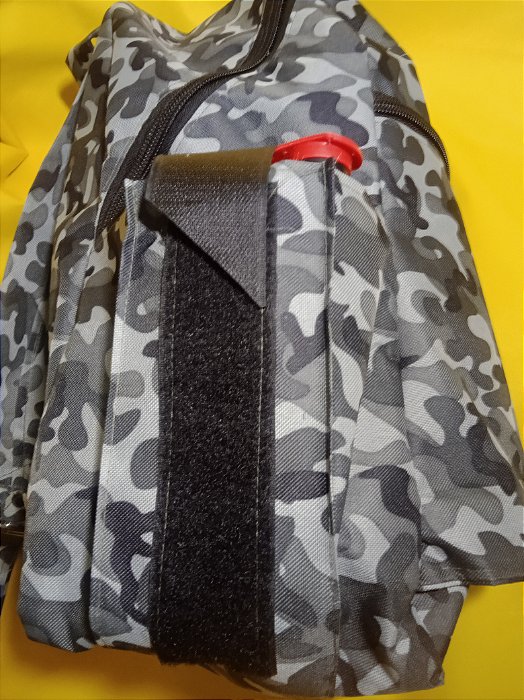 MOCHILA REAL CAMUFLADA CINZA