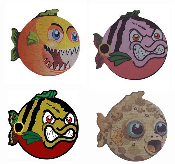 BOLACHA DE CHOPP ESTAMPA PEIXE