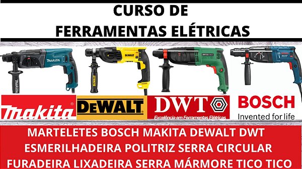 CURSO AVANÇADO DE MANUTENÇÃO EM FERRAMENTAS ELÉTRICAS VERSÃO 3.0