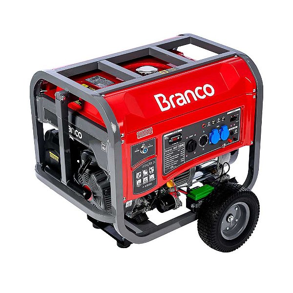 Gerador a Gasolina 19,5cv 13kva BAT1300E 3 Tomadas Aux Branco Motores