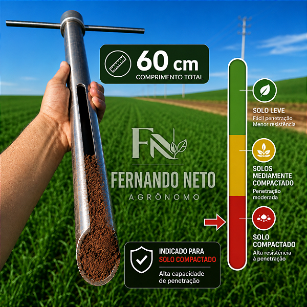 Trado Sonda Solo Compactado