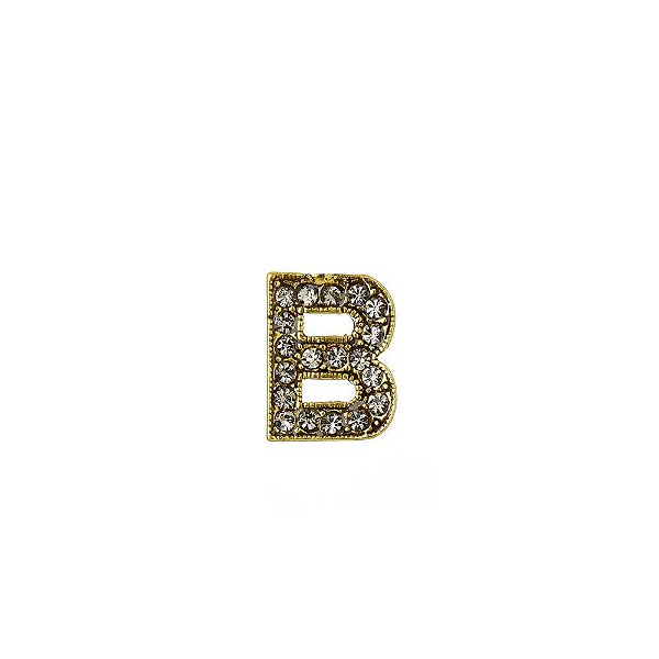 BOTTON LETRA B DOURADO