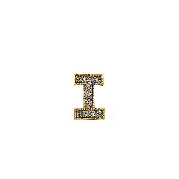 BOTTON LETRA I DOURADO