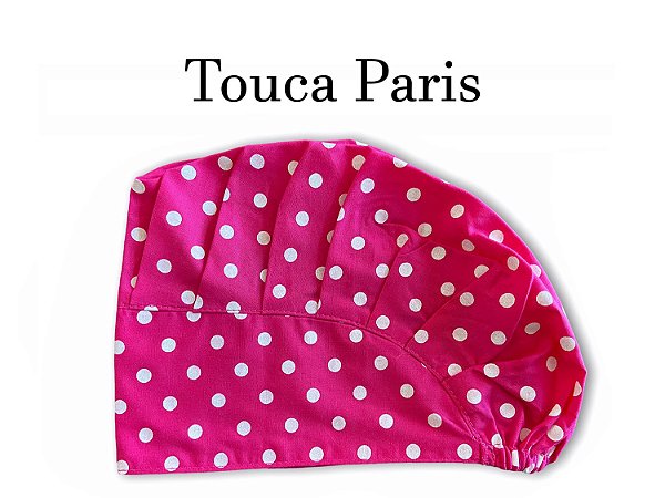 Touca Paris - Poá Pink - Uniblu