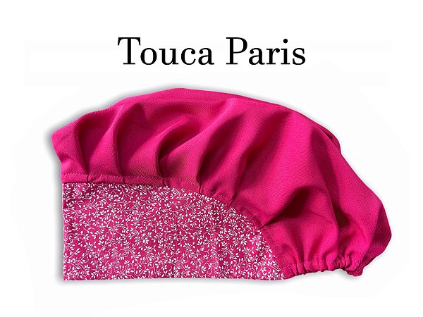 Touca Paris - Aba Floral Pink e Cabeça Pink - Uniblu