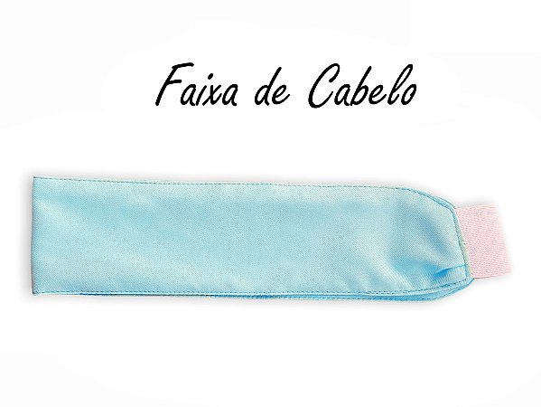 Faixa de Cabelo cor-  Azul Angel Blue - Uniblu