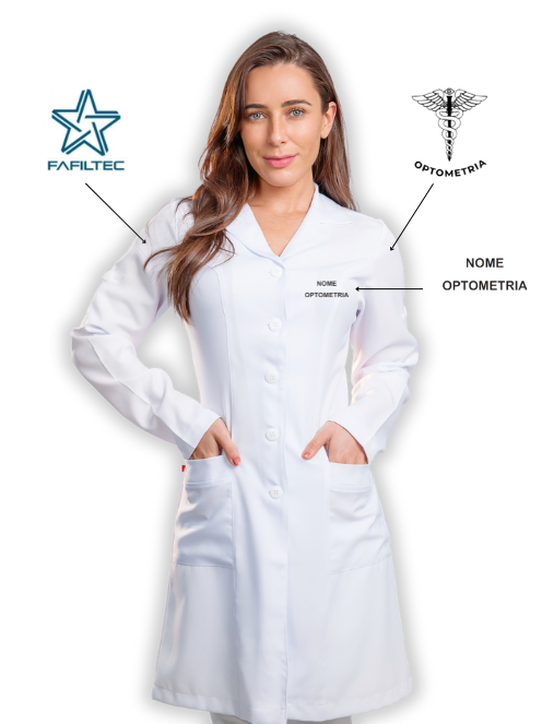 Jaleco Feminino Slim  - FAFILTEC