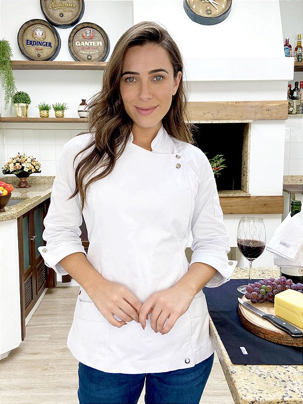 Camisa Feminina Chefe Cozinha - Dolman Elegance  - Uniblu
