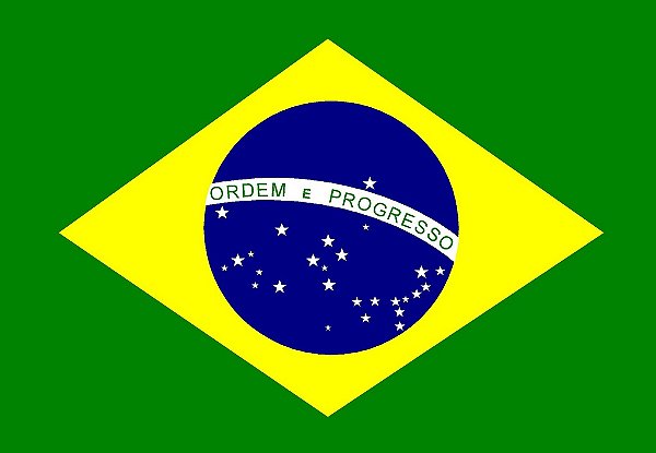 Bordado Bandeira do Brasil