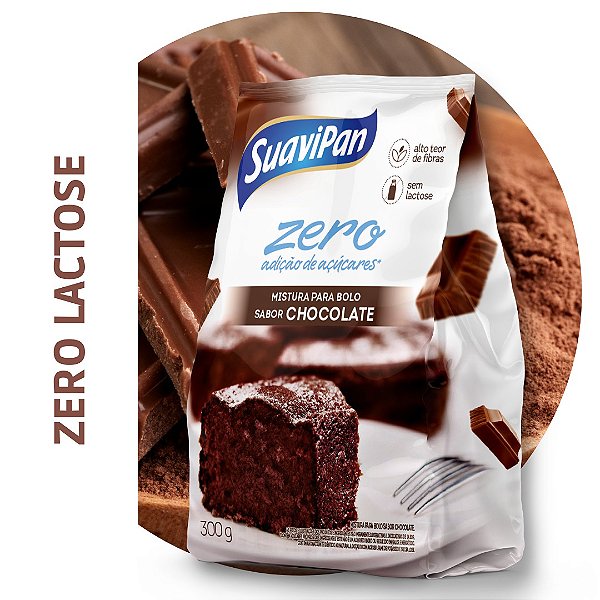 Mistura Bolo Zero Açúcar - Chocolate