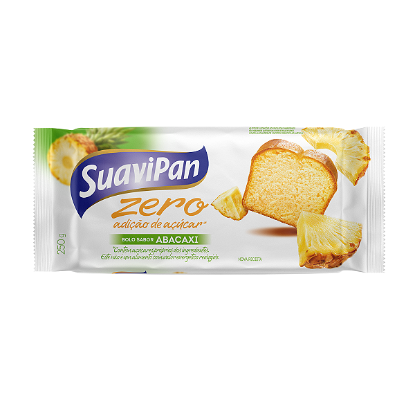 Bolo Zero Açúcar - Abacaxi
