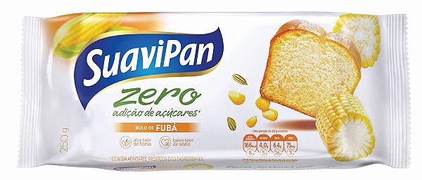 Bolo Zero Açúcar - Fubá