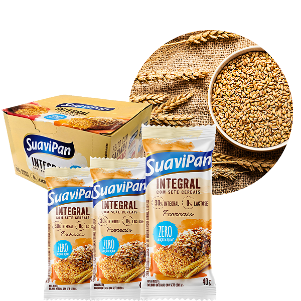 Kit 12 Bolinhos Integrais Zero Açúcar - Amendoim