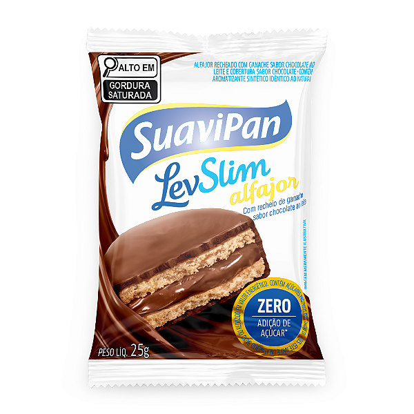 Kit 12 Alfajores Zero Açúcar - Chocolate ao Leite