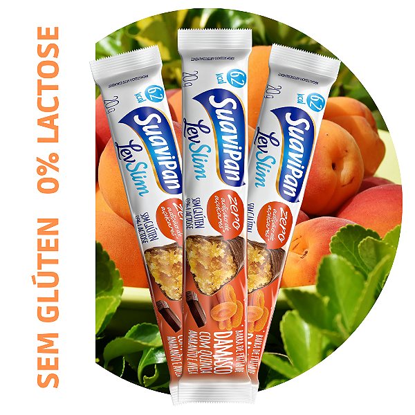 Kit 24 Barrinhas de Frutas Zero Açúcar - Damasco