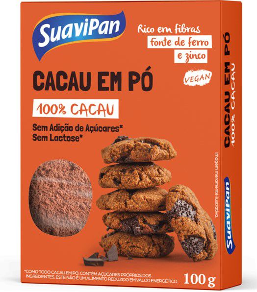 Cacau em Pó Vegano Zero Açúcar