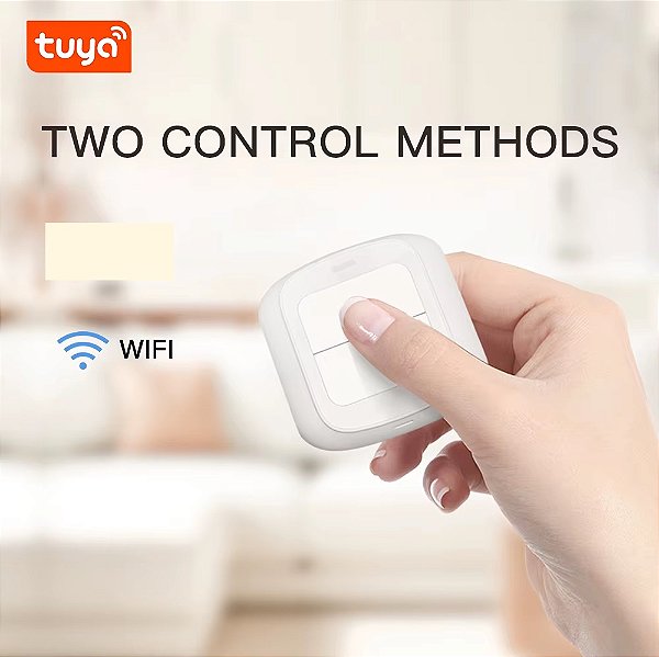 Botão interruptor de cena 2 canais Wifi Tuya/ Smartlife