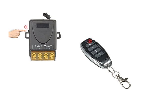 Interruptor + controle  AC 110~220V/15A RF433mhz Potência