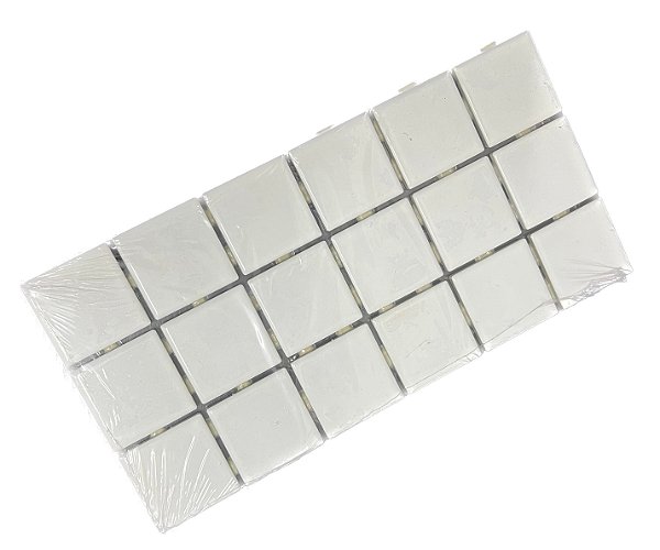 Kit com 18 Azulejos branco 5x5cm  para sublimação