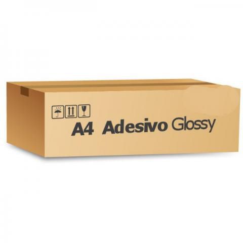 Caixa de Papel Adesivo Glossy 130g A4  (1200 folhas)