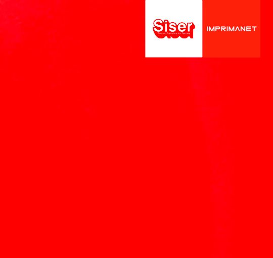 P. S. Filme de recorte vermelho vivo - siser - ( 1mt x 50cm ) - A0028