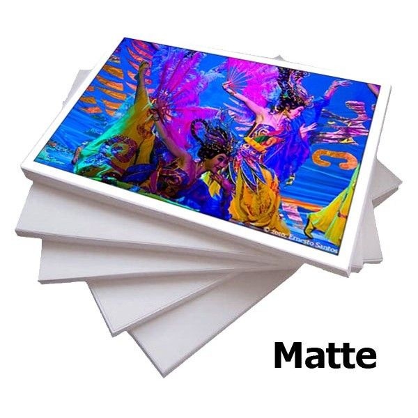 Papel Matte Fosco A4 108g de alta resolução - Pacote com 100 folhas